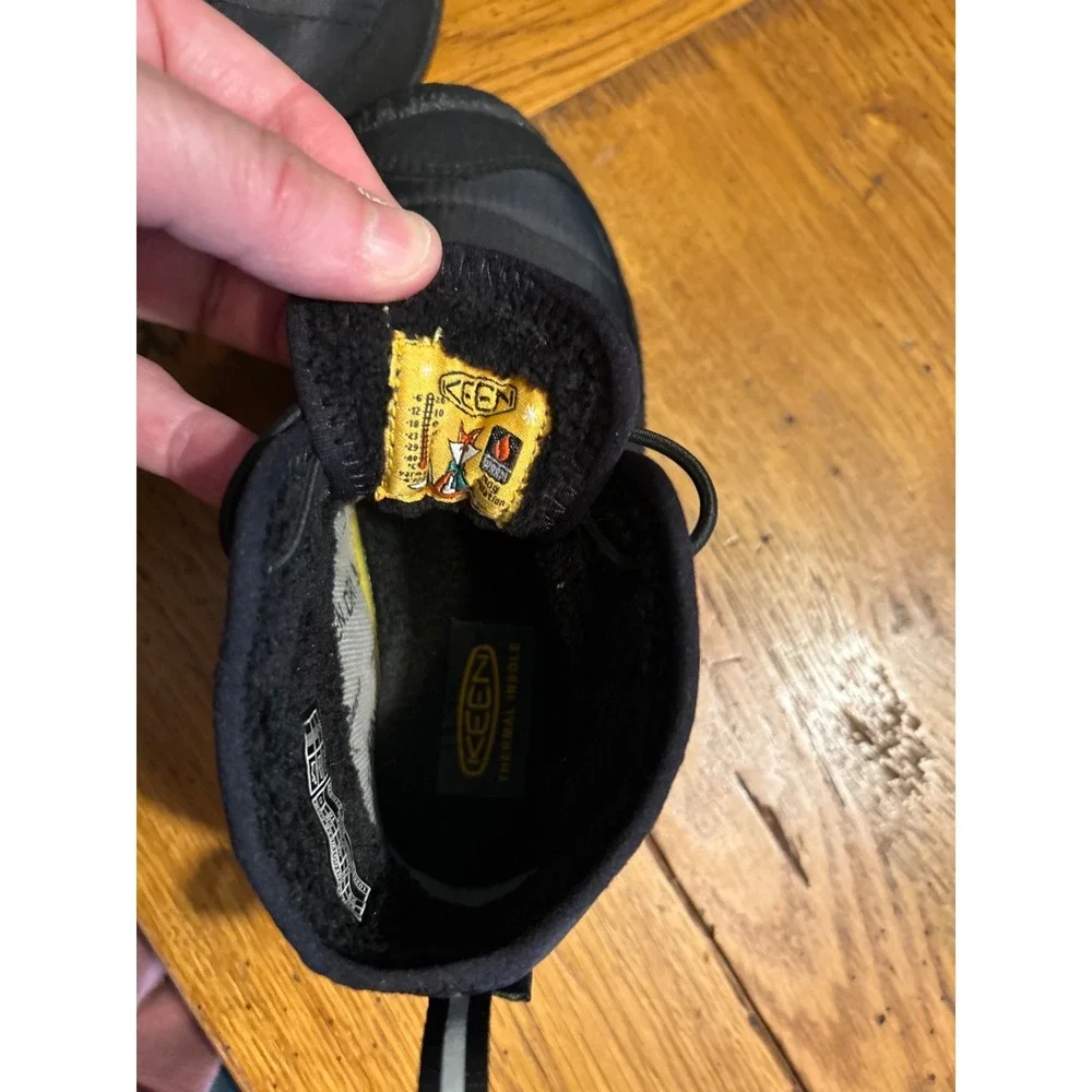 Keen Little Kids Howser II Black Waterproof Chukka Boots 1025516 Sz 11